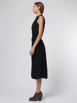 Tatiana Dress Black -Orciani Store raquel allegra tatiana dress black 3