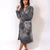 Tunic Dress Black Tie Dye