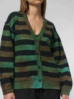 Viola Cardigan Forest -Orciani Store raquel allegra viola cardigan forest 6