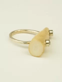 Antler Tip Ring -Orciani Store renee garvey antler tip ring 2
