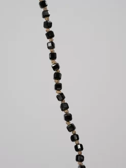 Black Spinel With Opal Pendants Necklace -Orciani Store renee garvey black spinel with opal pendants neckl 2