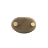Brown Beach Pebble Ring Brass