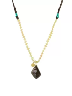 Ethiopian And Boulder Opal Necklace
