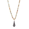 Jasper And Tahitian Pearl Necklace