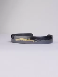 Oxidized Silver Gilded Cuff -Orciani Store sarah mcguire oxidized silver gilded cuff 2