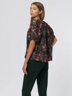 Carriage Top Black Floral -Orciani Store the great carriage top black floral 5