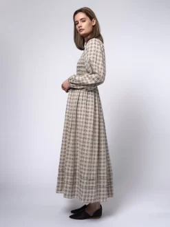 Contessa Dress Black Check -Orciani Store the great contessa dress black check 2