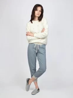 Cropped Sweatpants Salt Water Stripes -Orciani Store the great cropped sweatpants salt water stripes 4