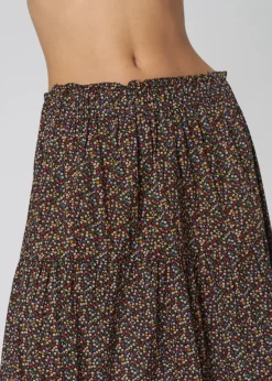 Daydream Skirt Navy Wild Flower -Orciani Store the great daydream skirt navy wild flower 4