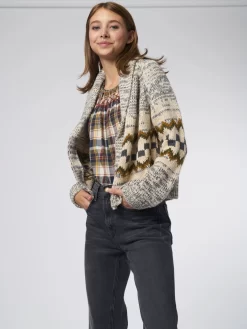 Geo Check Lodge Cardigan Grey -Orciani Store the great geo check lodge cardigan grey 7