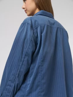 Pleated Army Jacket Dark Indigo -Orciani Store the great pleated army jacket dark indigo 6