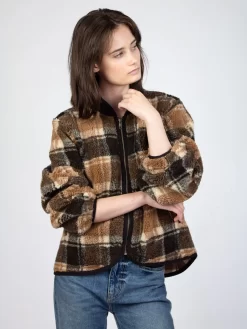 Sherpa Bomber Plaid -Orciani Store the great sherpa bomber plaid 2