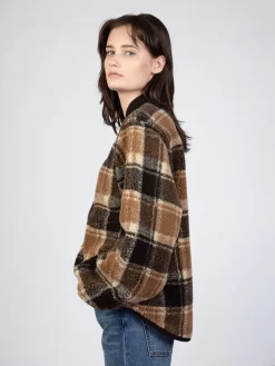 Sherpa Bomber Plaid -Orciani Store the great sherpa bomber plaid 3
