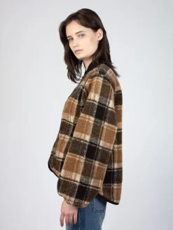 Sherpa Bomber Plaid -Orciani Store the great sherpa bomber plaid 4