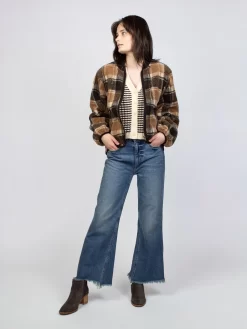 Sherpa Bomber Plaid -Orciani Store the great sherpa bomber plaid 9