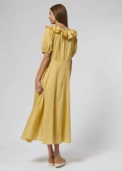 SKU:D646780, THE SUNRISE DRESS BUTTERCUP -Orciani Store the great skud646780 the sunrise dress buttercup 5