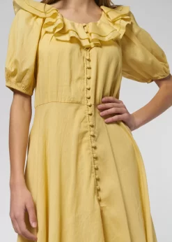 SKU:D646780, THE SUNRISE DRESS BUTTERCUP -Orciani Store the great skud646780 the sunrise dress buttercup 7
