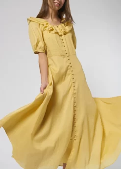 SKU:D646780, THE SUNRISE DRESS BUTTERCUP -Orciani Store the great skud646780 the sunrise dress buttercup 8