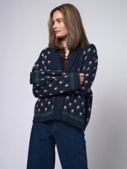 The Bloom Lodge Cardigan Navy -Orciani Store the great the bloom lodge cardigan navy 2
