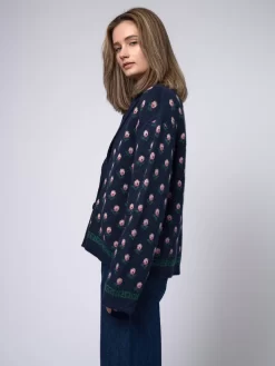 The Bloom Lodge Cardigan Navy -Orciani Store the great the bloom lodge cardigan navy 3