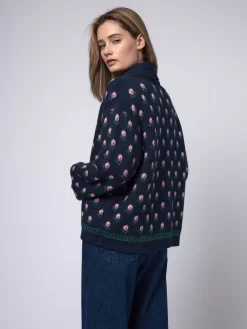 The Bloom Lodge Cardigan Navy -Orciani Store the great the bloom lodge cardigan navy 5