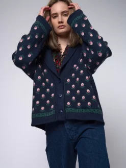 The Bloom Lodge Cardigan Navy -Orciani Store the great the bloom lodge cardigan navy 6