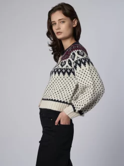 The Heart Fair Isle Cardigan -Orciani Store the great the heart fair isle cardigan 3