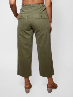 The Herringbone Trooper Pant Army -Orciani Store the great the herringbone trooper pant army 2