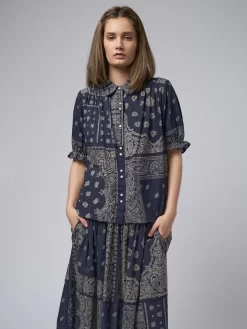 The Kerchief Top Bandana Print