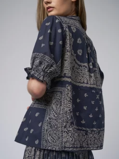 The Kerchief Top Bandana Print -Orciani Store the great the kerchief top bandana print 5