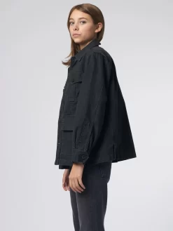 The Pleated Army Jacket Black -Orciani Store the great the pleated army jacket black 3