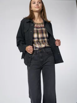 The Pleated Army Jacket Black -Orciani Store the great the pleated army jacket black 6