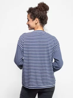 The Shrunken Henley College Stripe Mix -Orciani Store the great the shrunken henley college stripe mix 2