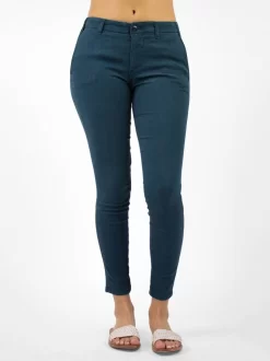 The Skinny Slacks Dark Teal