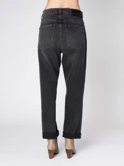 The Slouch Taper Jean Onyx -Orciani Store the great the slouch taper jean onyx 4