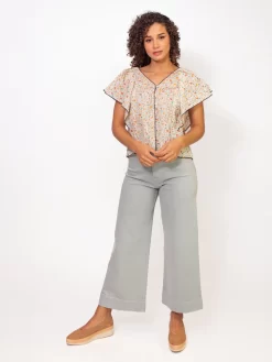 The Whip Stitched Flounce To Pastel Floral -Orciani Store the great the whip stitched flounce to pastel flor 3