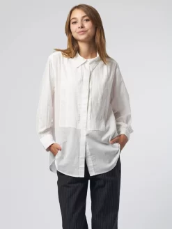 Victorian Tux Top White