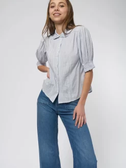 Gemma Blouse Navy Stripe -Orciani Store trovata gemma blouse navy stripe 2