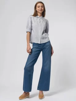 Gemma Blouse Navy Stripe -Orciani Store trovata gemma blouse navy stripe 4