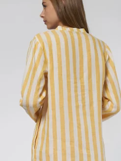 Lucca Shirt Dress Yellow Stripe -Orciani Store trovata lucca shirt dress yellow stripe 4