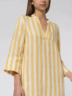 Lucca Shirt Dress Yellow Stripe -Orciani Store trovata lucca shirt dress yellow stripe 5