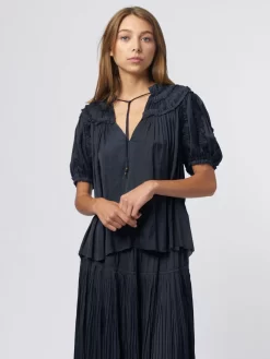 ULLA JOHNSON Aimee Top Midnight