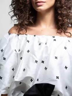 ULLA JOHNSON Amoy Top Blanc -Orciani Store ulla johnson amoy top blanc 4