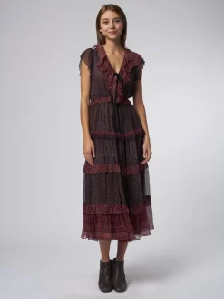 ULLA JOHNSON Arisa Dress Garnet