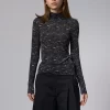 ULLA JOHNSON Aurelia Turtleneck Obsidian