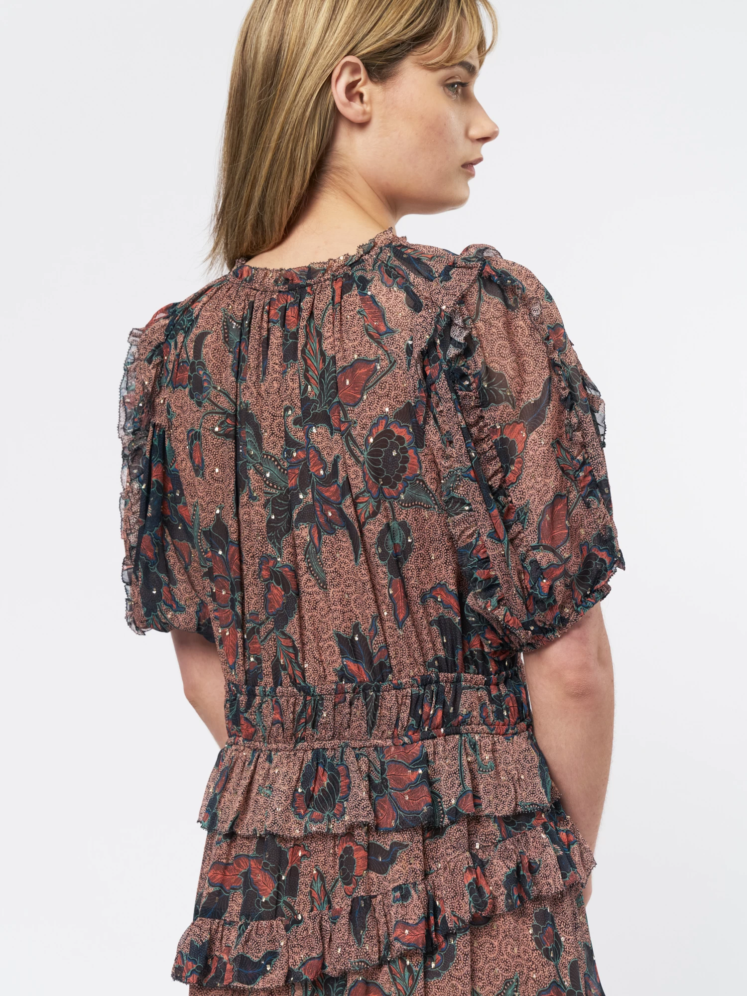 ULLA JOHNSON Cara Dress Coral 7 ULLA JOHNSON Cara Dress Coral - Image 7