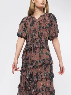 ULLA JOHNSON Cara Dress Coral 19 ULLA JOHNSON Cara Dress Coral -Orciani Store ulla johnson cara dress coral 9