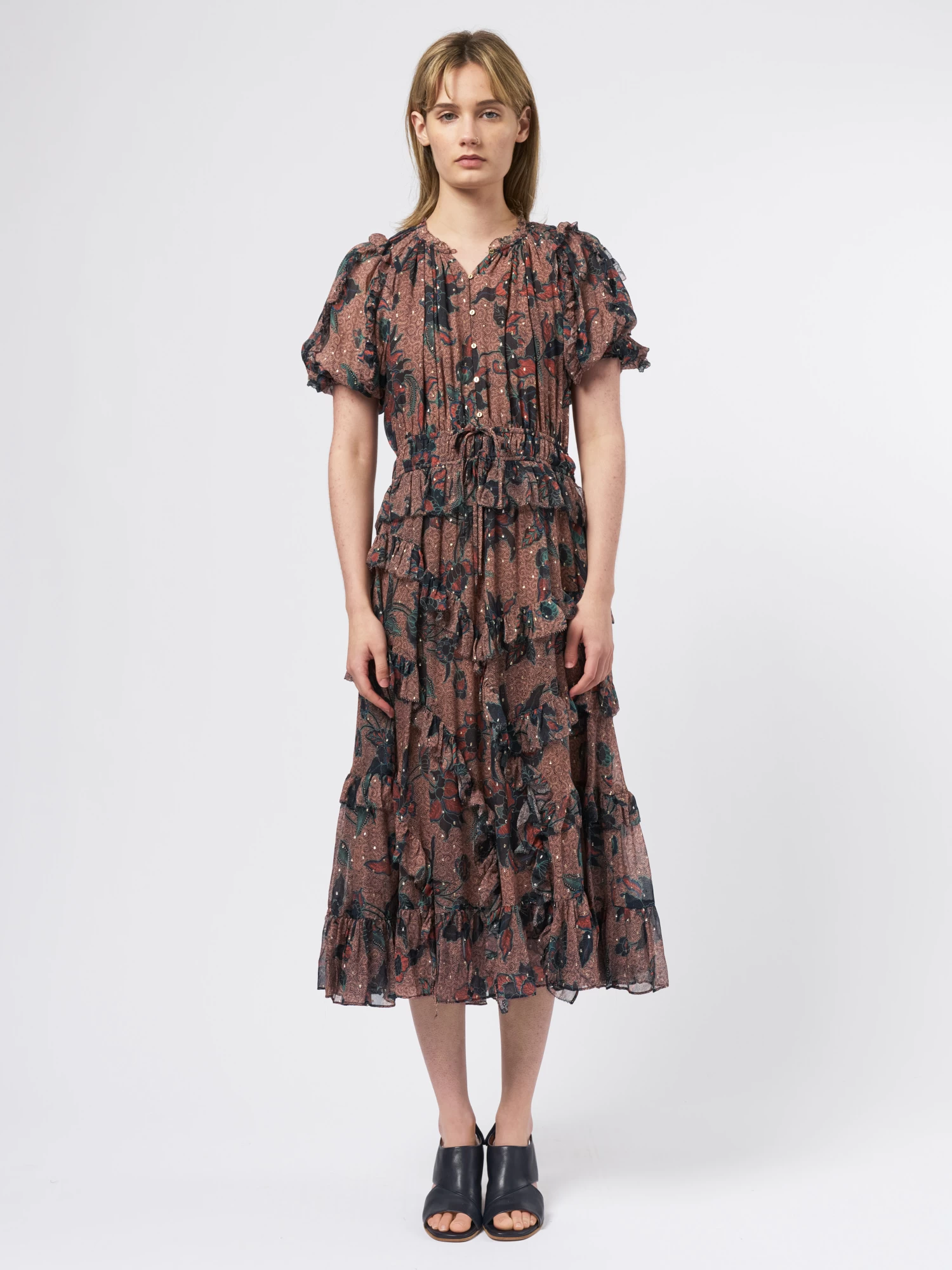 ULLA JOHNSON Cara Dress Coral 1 ULLA JOHNSON Cara Dress Coral