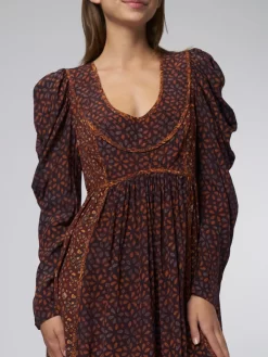 ULLA JOHNSON Diann Dress Agate -Orciani Store ulla johnson diann dress agate 8