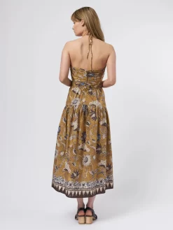 ULLA JOHNSON Ella Dress Oleander -Orciani Store ulla johnson ella dress oleander 4